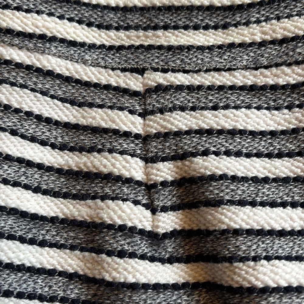 J Crew Grey & White A-line Mini Skirt, lined, size 8 - Picture 10 of 10